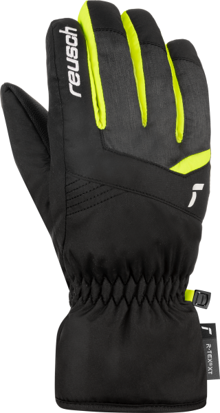 Reusch Bennet R-TEX® XT Junior 6461206 7686 black grey front